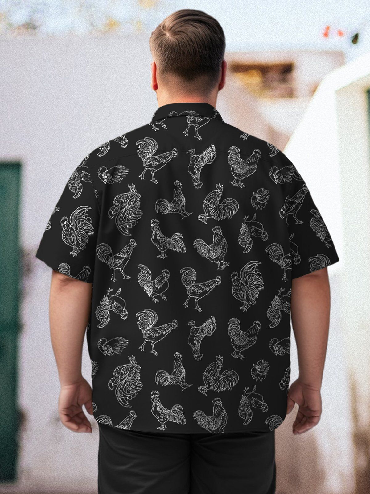 Big & Tall Hawaiian Fun Cock Shirt