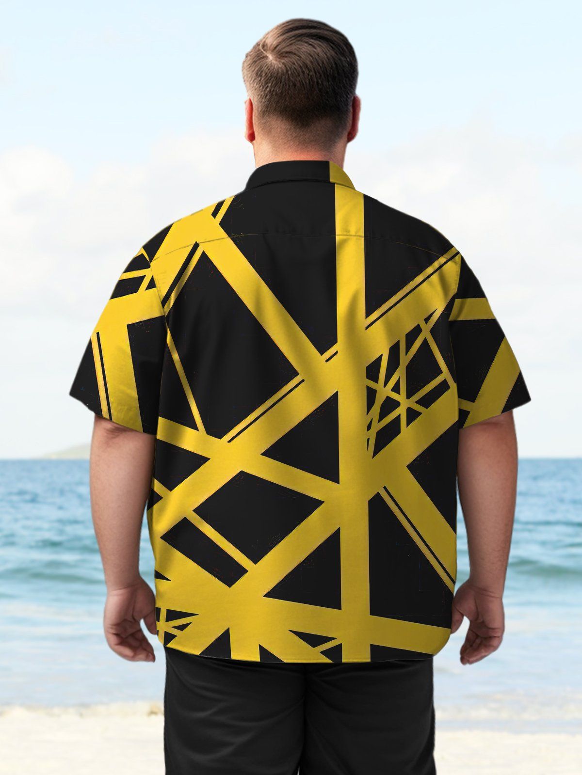 Big & Tall Music Retro Rock Hawaiian Shirt
