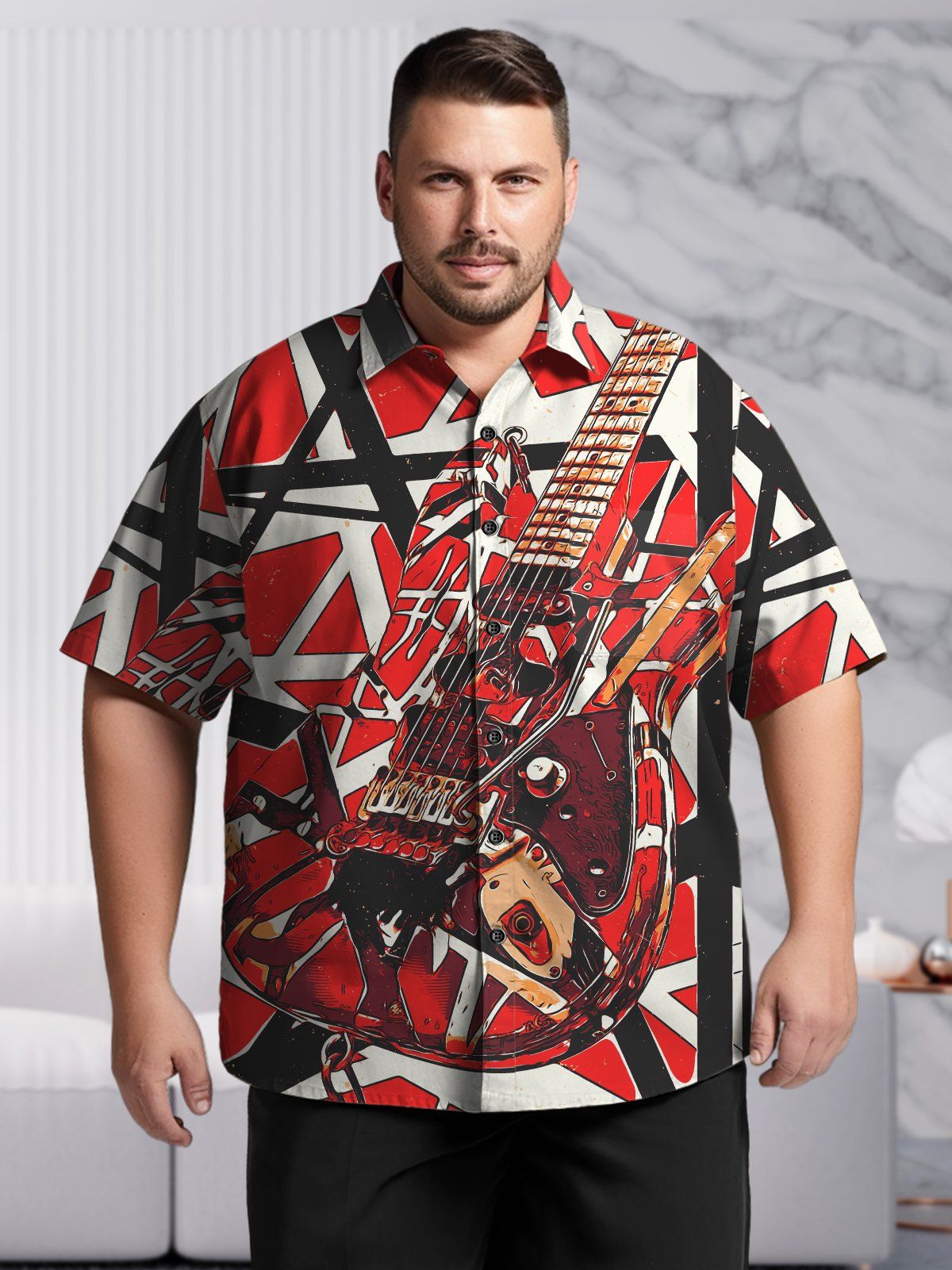 Big & Tall Music Retro Rock Shirts Design 01 Big & Tall Music Retro Rock Shirts Design 01