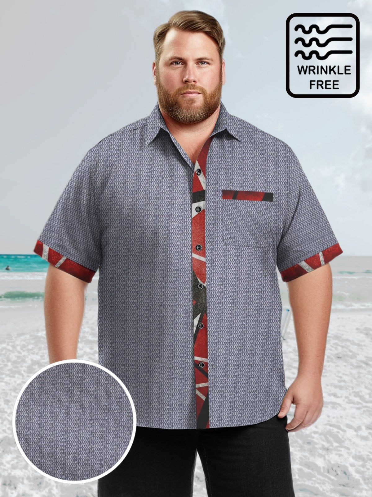 Big & Tall Music Retro Rock Shirts Design 02 Big & Tall Music Retro Rock Shirts Design 02