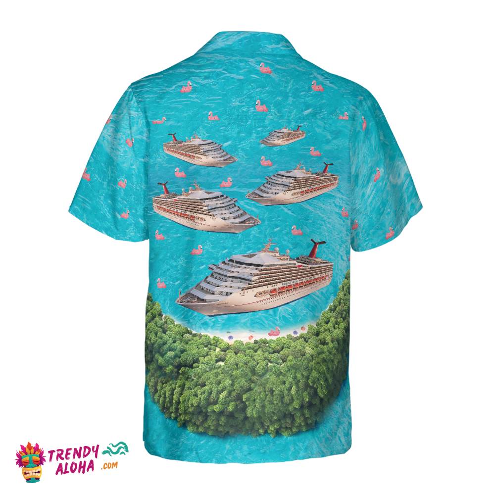 Big Cruise Ship Hawaiian Shirt