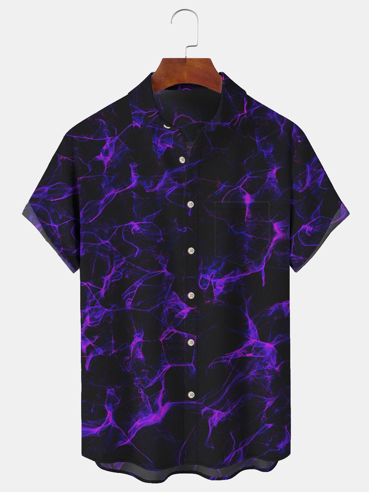 Big Size Men Artistic Flame Shirts Design 02