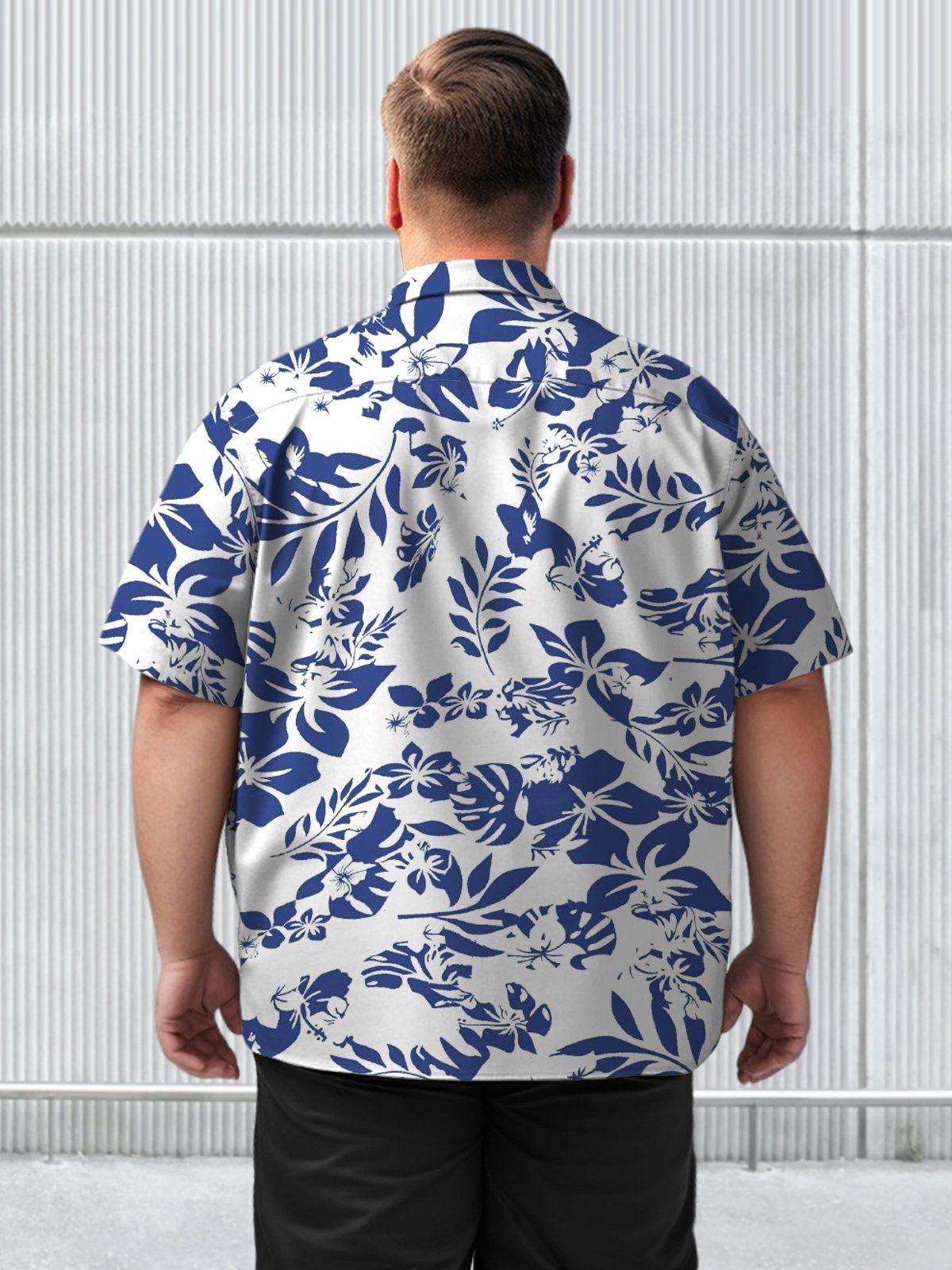 Big Size Men Artistic Oriental Elegance Fashion Shirts Design 03