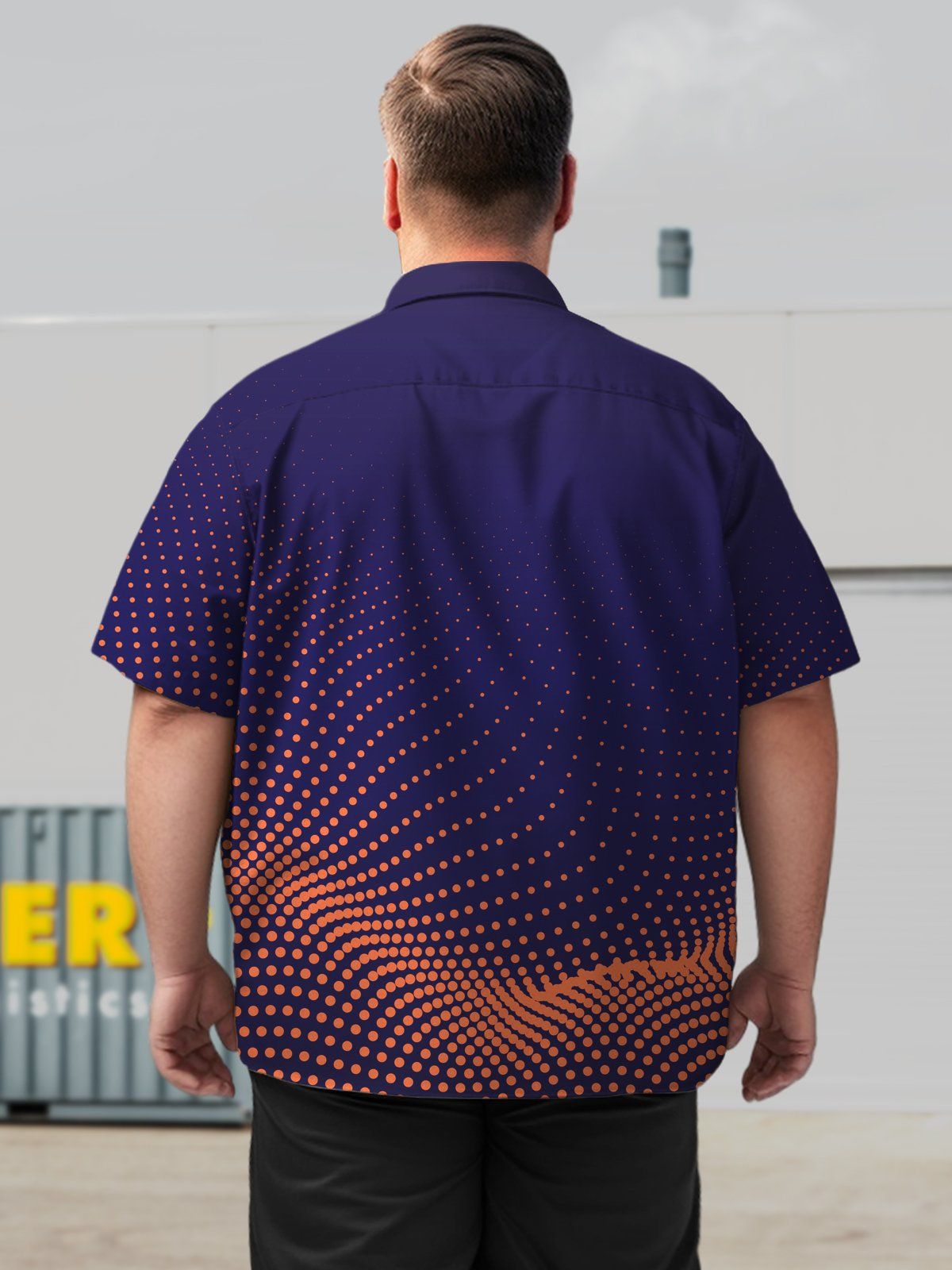 Big Size Men Artistic TieDye Fashion Forward Shirts Design 01