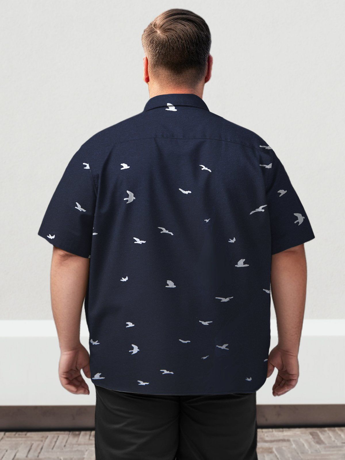 Big Size Men Hawaii Animal Elegant Fashion Shirts Design 01