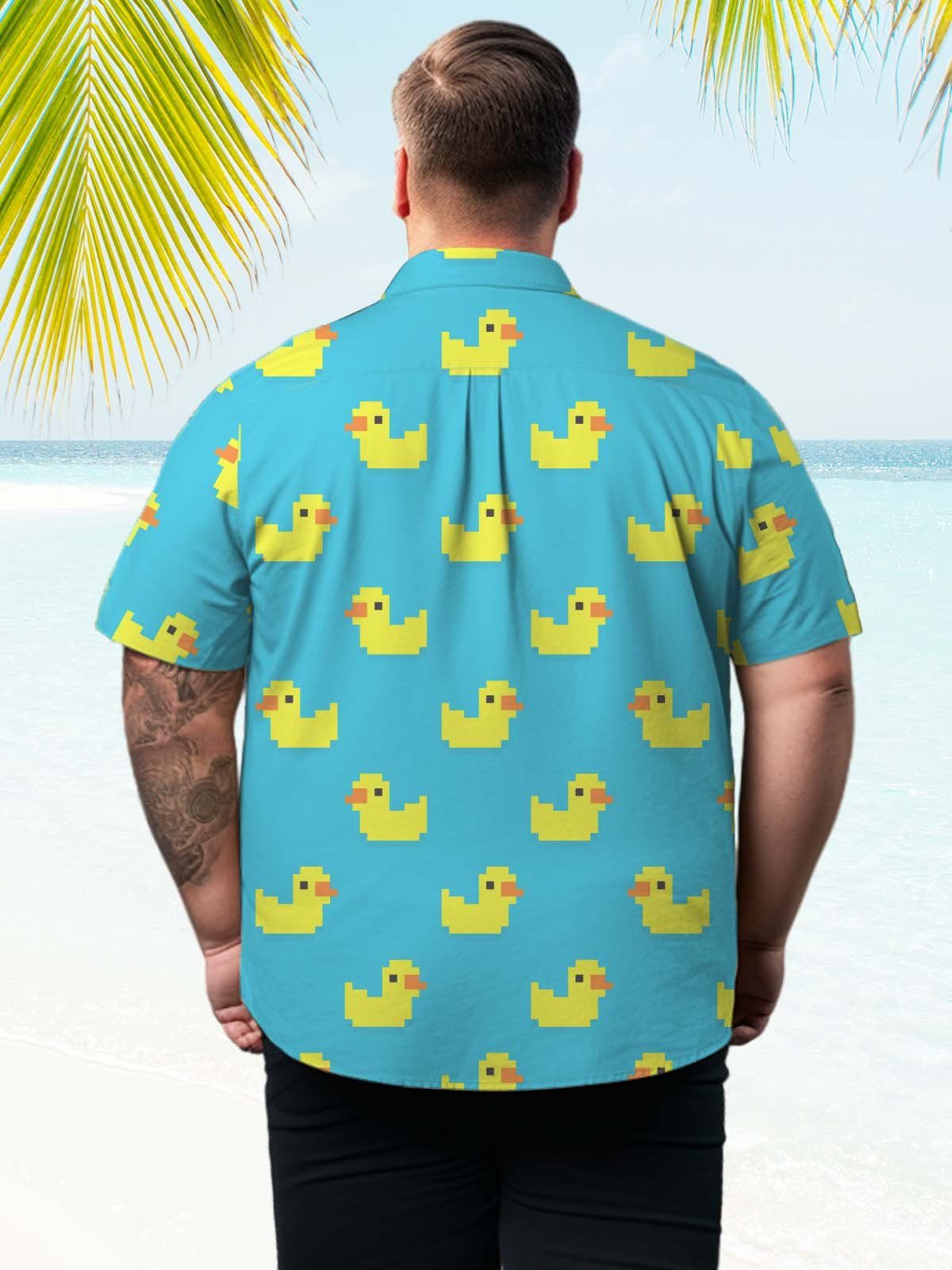 Big Size Men Hawaii Animal Elegant Fashion Shirts Design 04