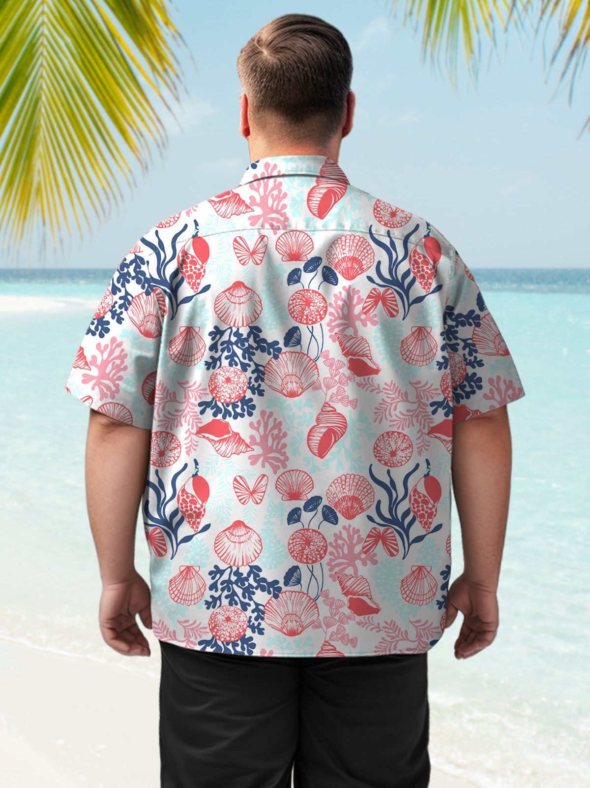 Big Size Men Hawaii Animal Elegant Fashion Shirts Design 05