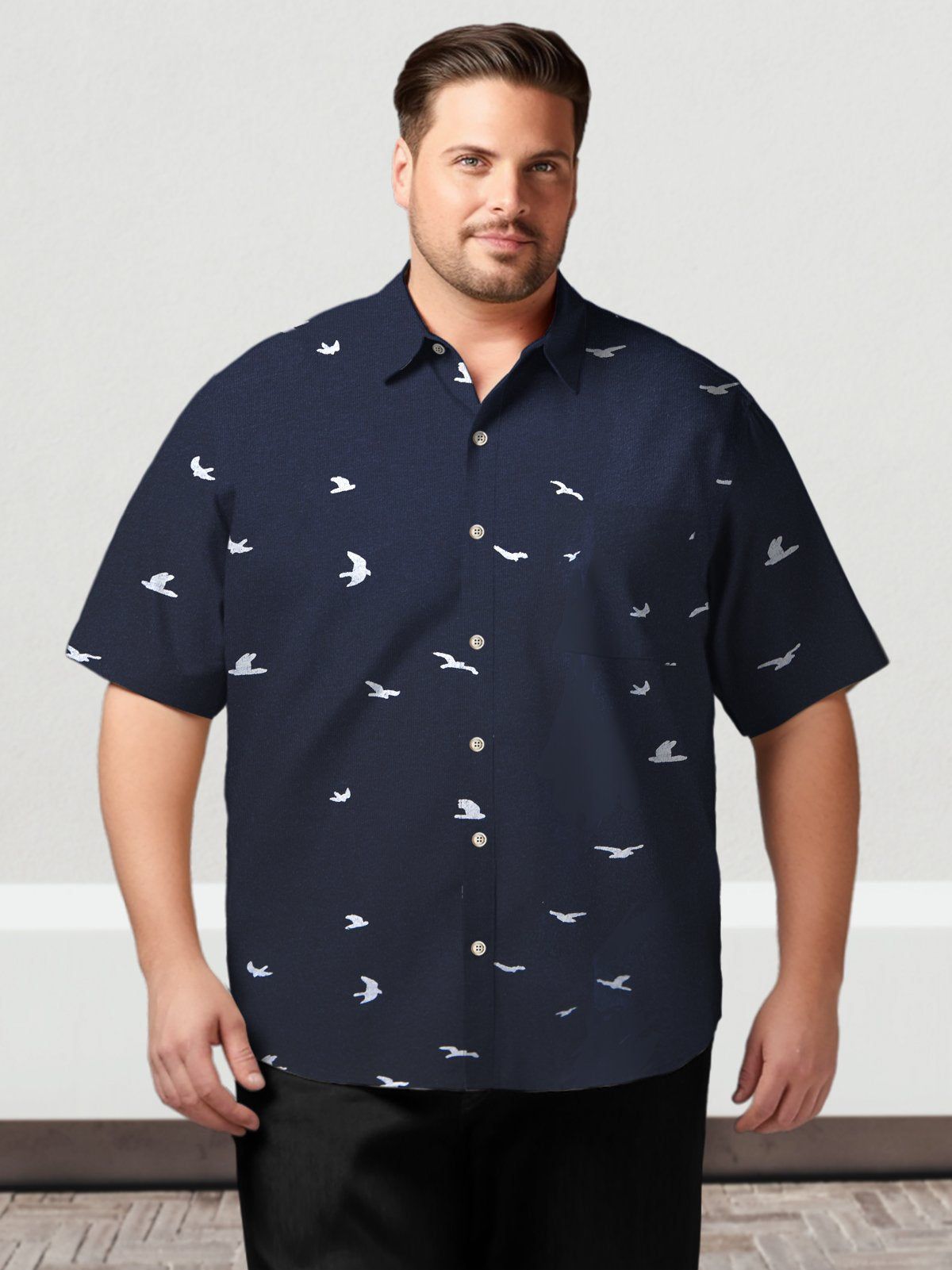 Big Size Men Hawaii Animal Elegant Fashion Shirts Design 07 Big Size Men Hawaii Animal Elegant Fashion Shirts Design 07