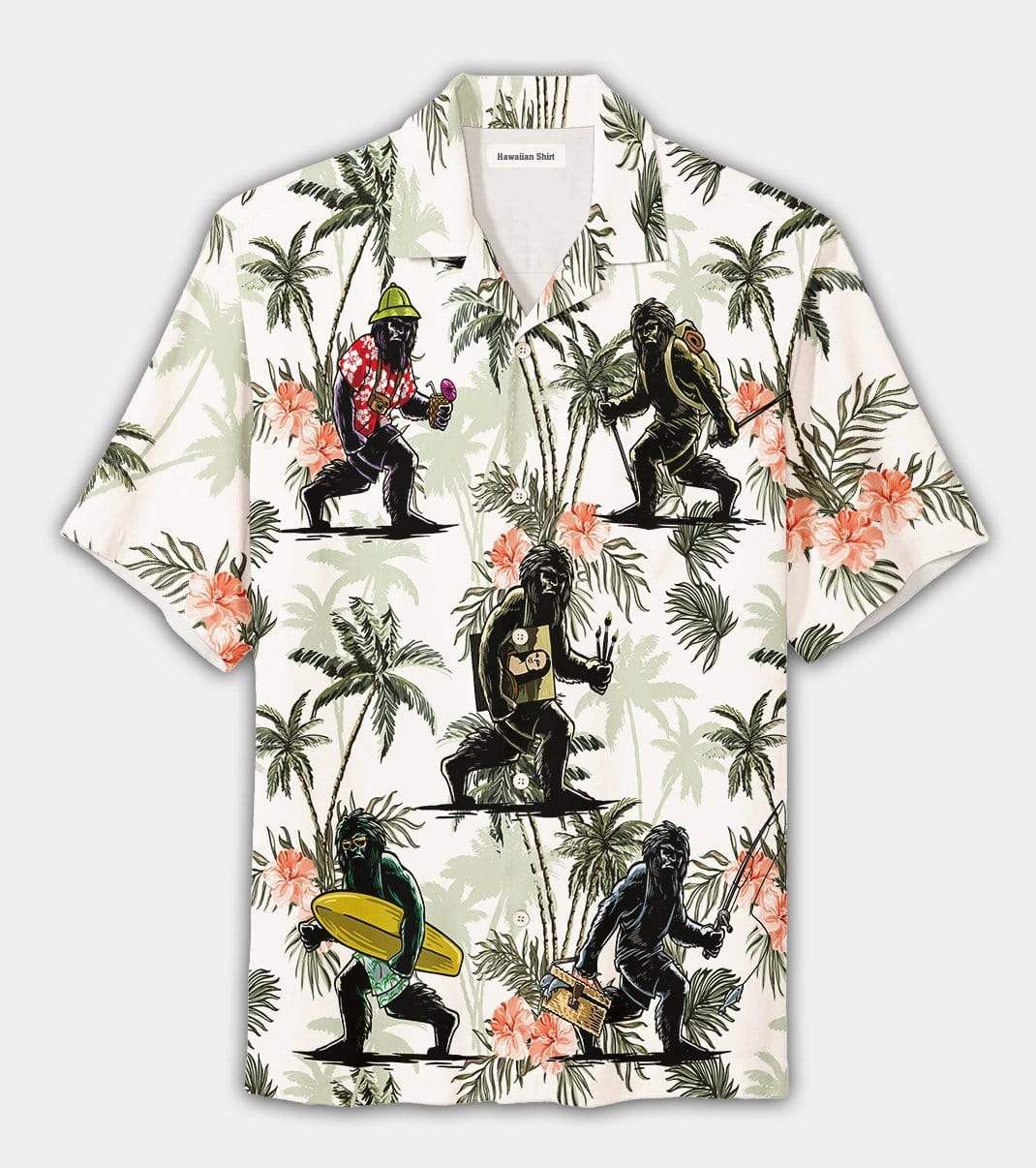 Bigfoot Aloha Shirt Bigfoot On Vacation Trendy Hawaiian Shirt Bigfoot Aloha Shirt Bigfoot On Vacation Trendy Hawaiian Shirt