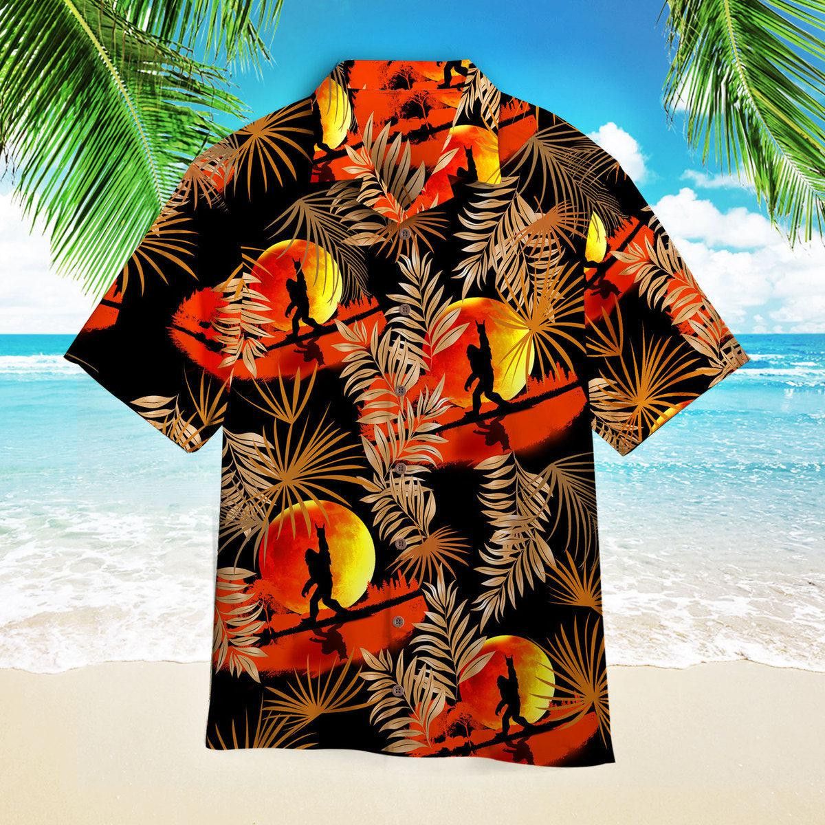 Bigfoot Cool Trendy Hawaiian Shirt