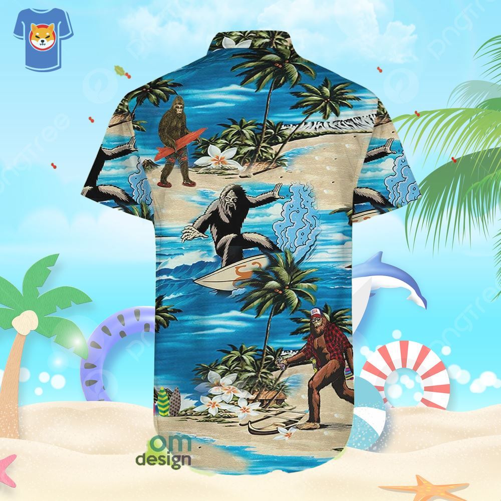 Bigfoot Hawaii Hawaiian Shirt Best Summer Gift For Fans Bigfoot Hawaii Hawaiian Shirt Best Summer Gift For Fans