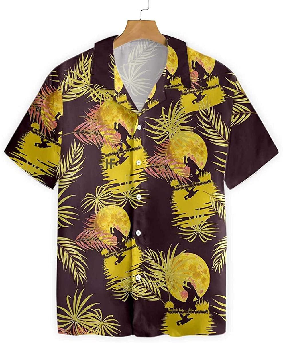 Bigfoot Hawaiian Shirt Unique Fashion Collection