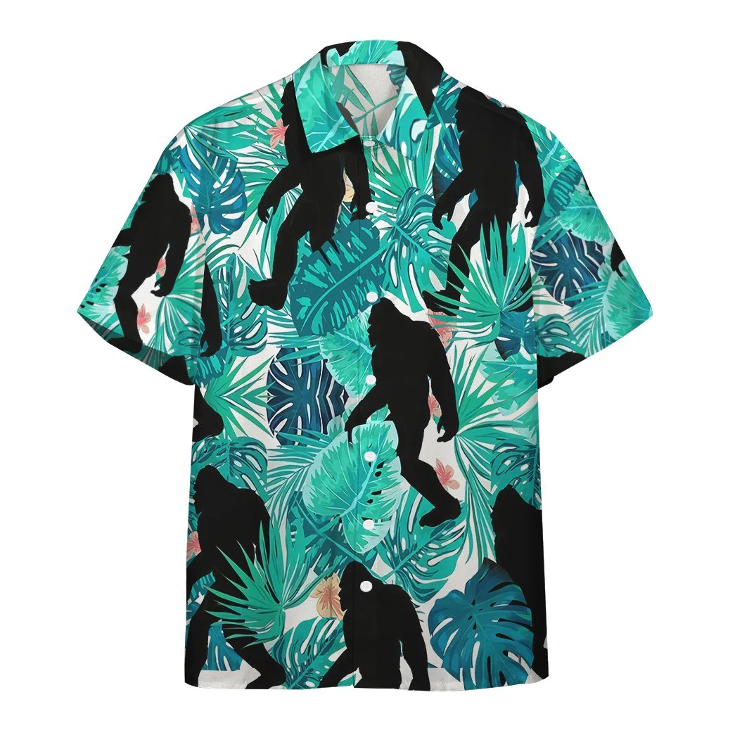 Bigfoot Trendy Hawaiian Shirt Bigfoot Tropical Forest Hawaii Shirt Adult Full Print Bigfoot Trendy Hawaiian Shirt Bigfoot Tropical Forest Hawaii Shirt Adult Full Print