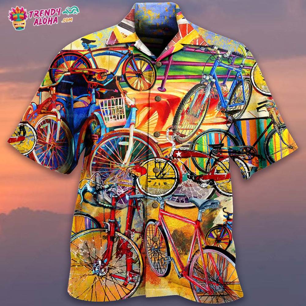 Bike All I Need Is A Bike Hawaiian Shirt – Trendy Aloha