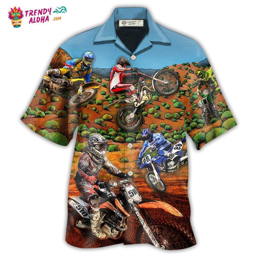 Bike Dirt Bike Cool Style Hawaiian Shirt – Trendy Aloha Bike Dirt Bike Cool Style Hawaiian Shirt – Trendy Aloha