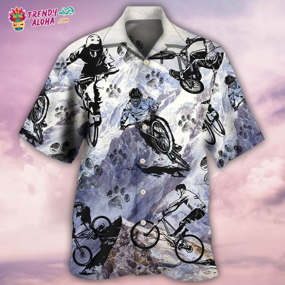 Bike I Like Dogs Hawaiian Shirt – Trendy Aloha