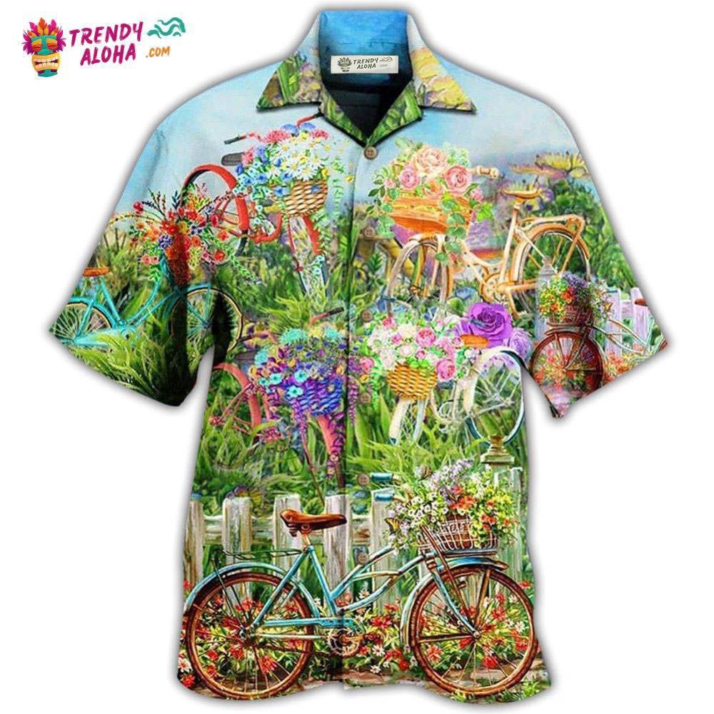 Bike Love Flowers So Much Hawaiian Shirt – Trendy Aloha Bike Love Flowers So Much Hawaiian Shirt – Trendy Aloha