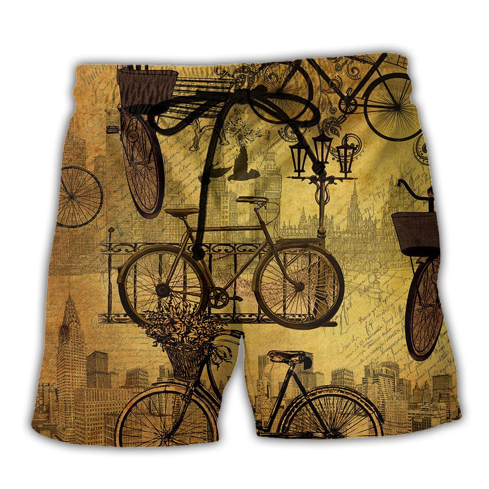 Bike Love Sunset Amazing Vintage Trendy Aloha Hawaiian Beach Shorts Bike Love Sunset Amazing Vintage Trendy Aloha Hawaiian Beach Shorts
