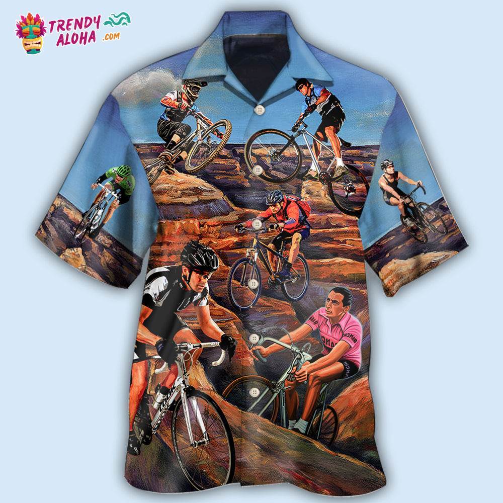 Bike Mountain Biking Hawaiian Shirt – Trendy Aloha