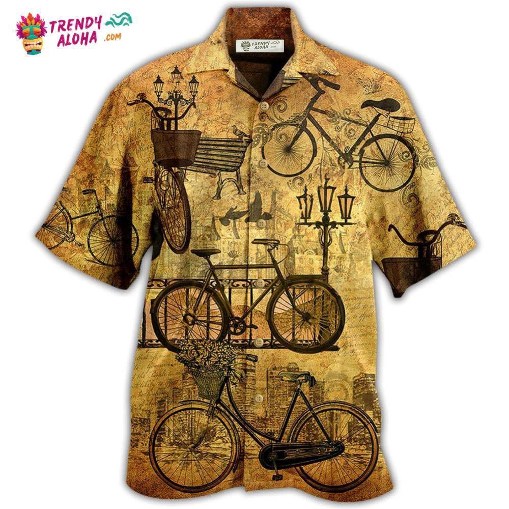 Bike Vintage Love Sunset So Much Hawaiian Shirt – Trendy Aloha