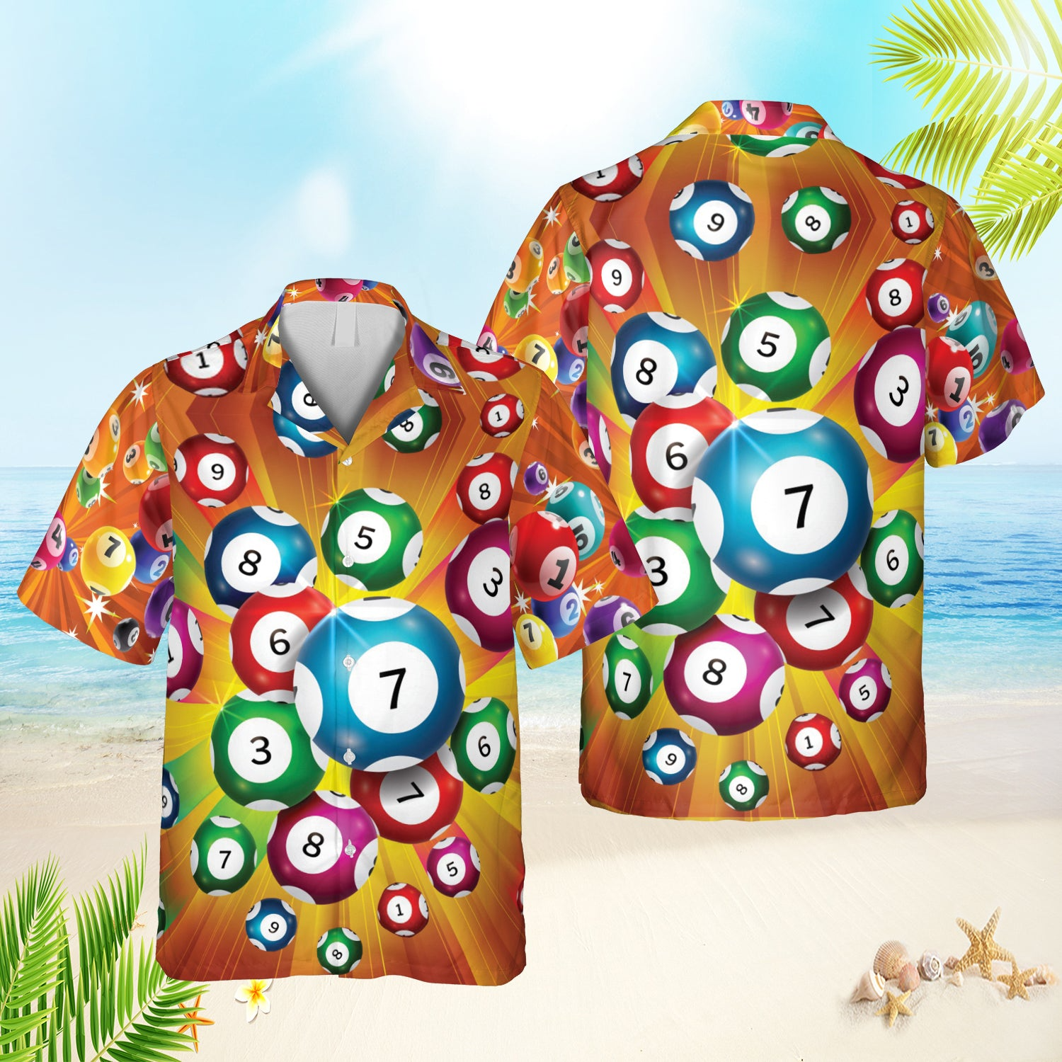 Billards Orange Trendy Hawaiian Shirt, Alotha Apparel
