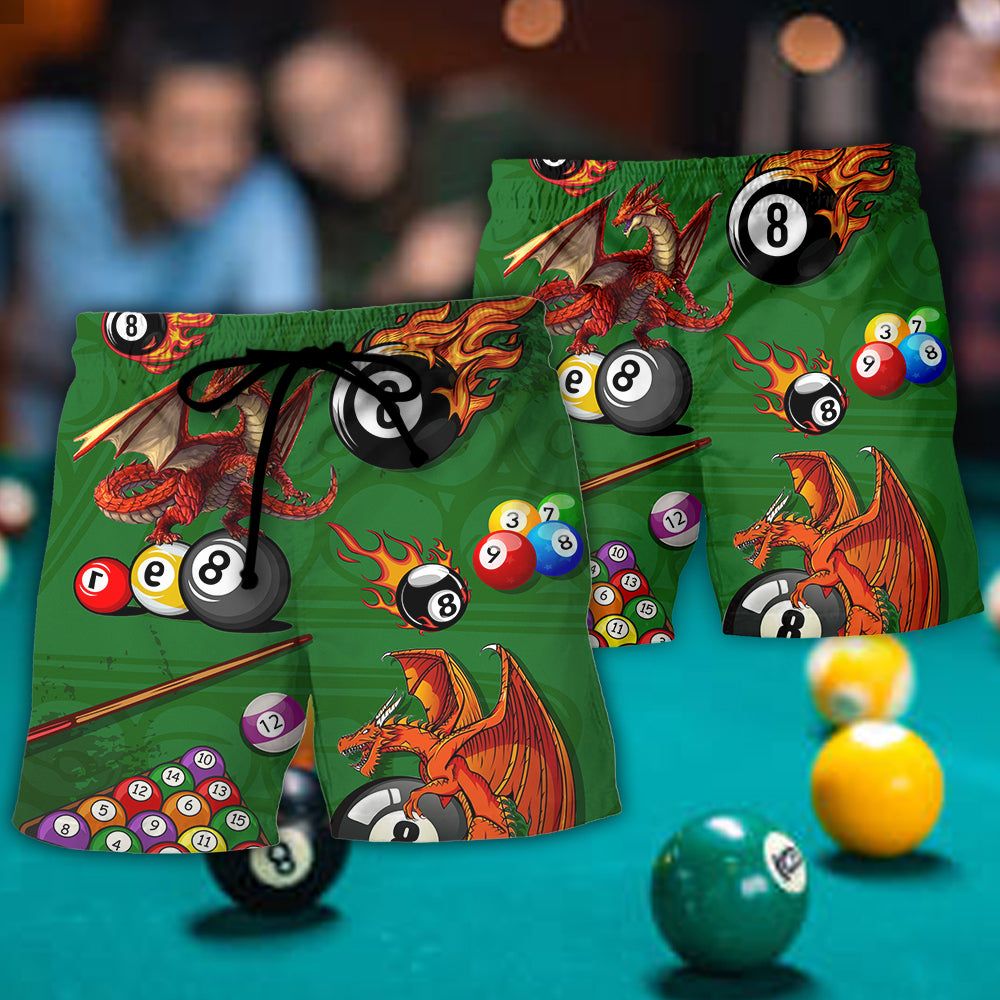Billiard Dragon Pool Save Me From Being A Pornstar Now I’m Just A Stroke Lover Billiard Trendy Aloha Hawaiian Beach Shorts