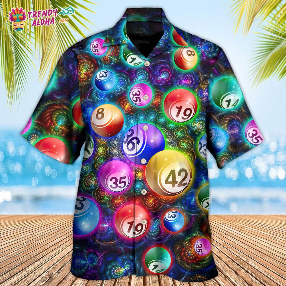 Billiard Funny Neon Colorful Hawaiian Shirt – Trendy Aloha