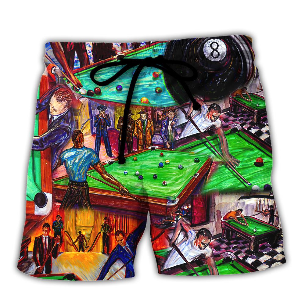 Billiard Rack Em Up I’m So Cool Trendy Aloha Hawaiian Beach Shorts Billiard Rack Em Up I’m So Cool Trendy Aloha Hawaiian Beach Shorts