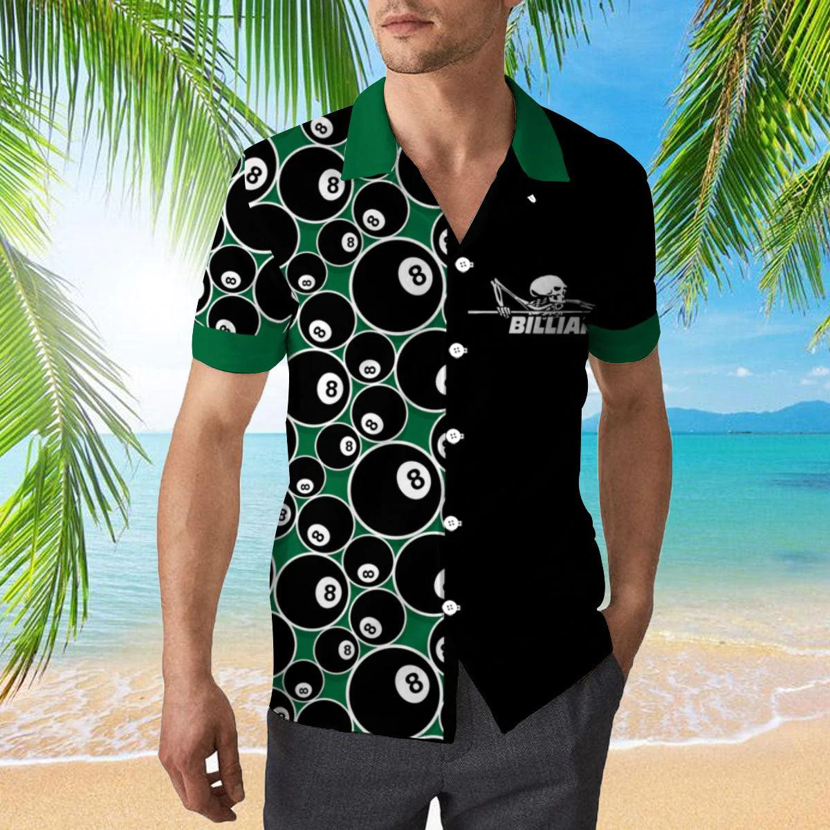 Billiards Skill Level Would Go Up Trendy Hawaiian Shirt