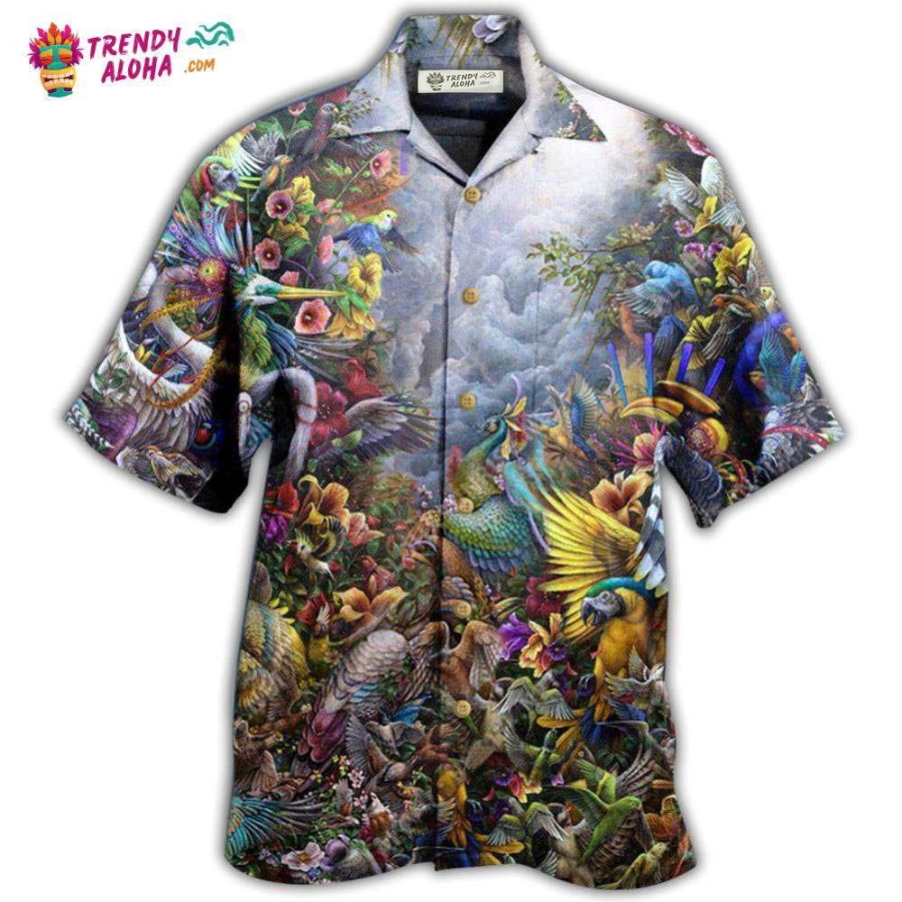 Bird Heaven Amazing Garden Hawaiian Shirt – Trendy Aloha Bird Heaven Amazing Garden Hawaiian Shirt – Trendy Aloha
