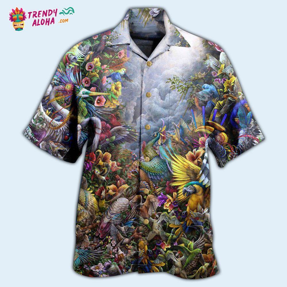 Bird Heaven Amazing Garden Hawaiian Shirt – Trendy Aloha