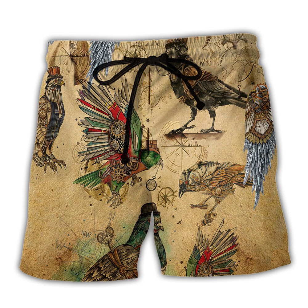 Bird Just Aren’t To Be Caged Vintage Trendy Aloha Hawaiian Beach Shorts Bird Just Aren’t To Be Caged Vintage Trendy Aloha Hawaiian Beach Shorts