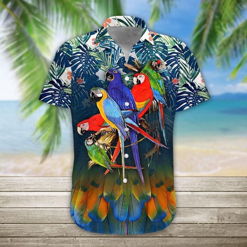 Birds and Parrots Theme for Hawaiian Shirt Lovers