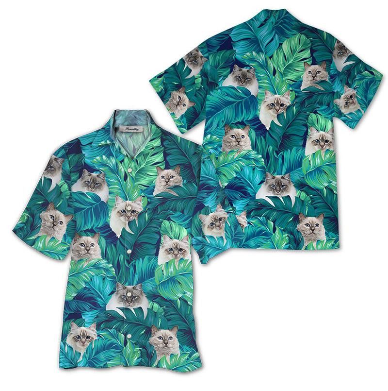 Birman Cat Trendy Hawaiian Shirt For
