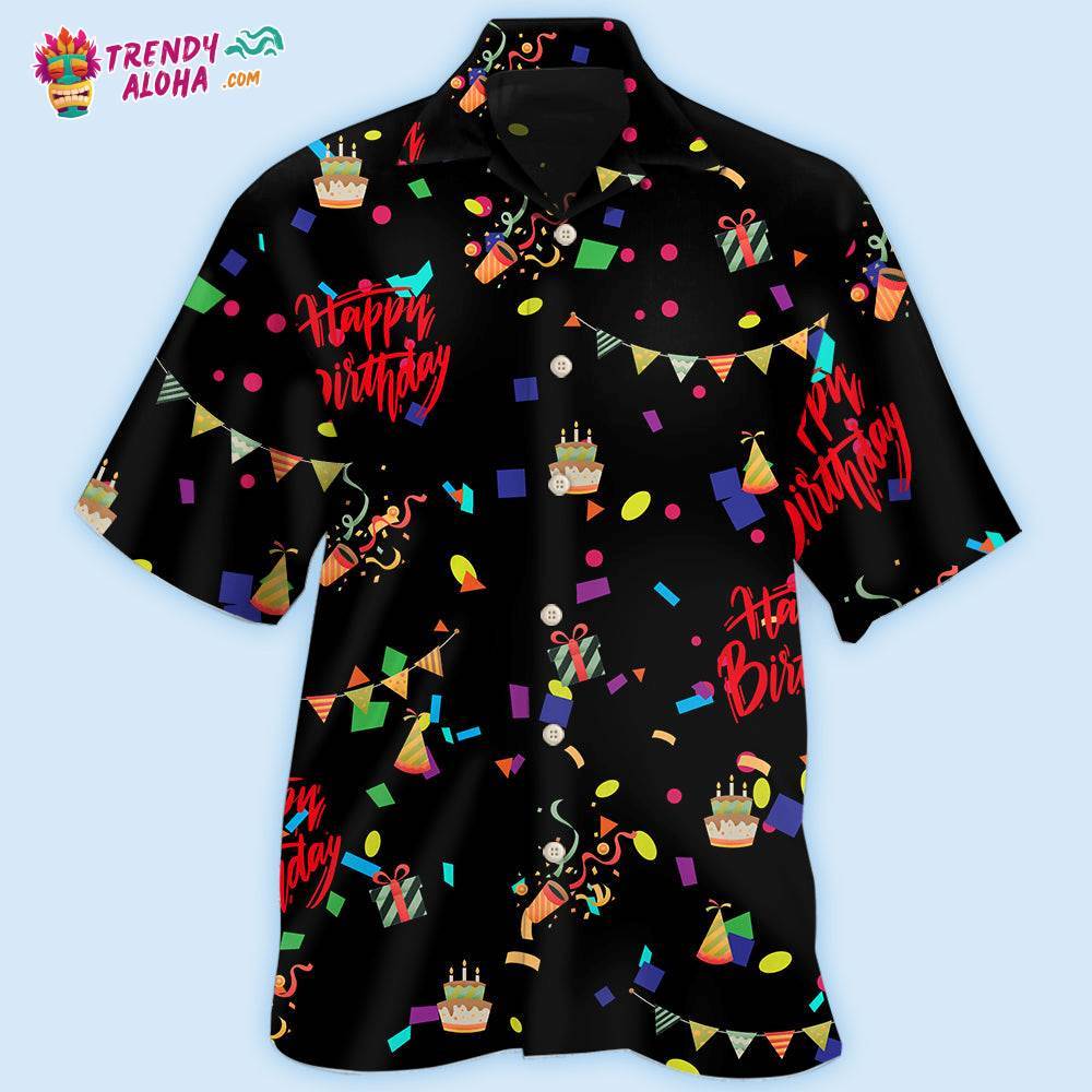 Birthday Happy Birthday Party All Night Hawaiian Shirt – Trendy Aloha