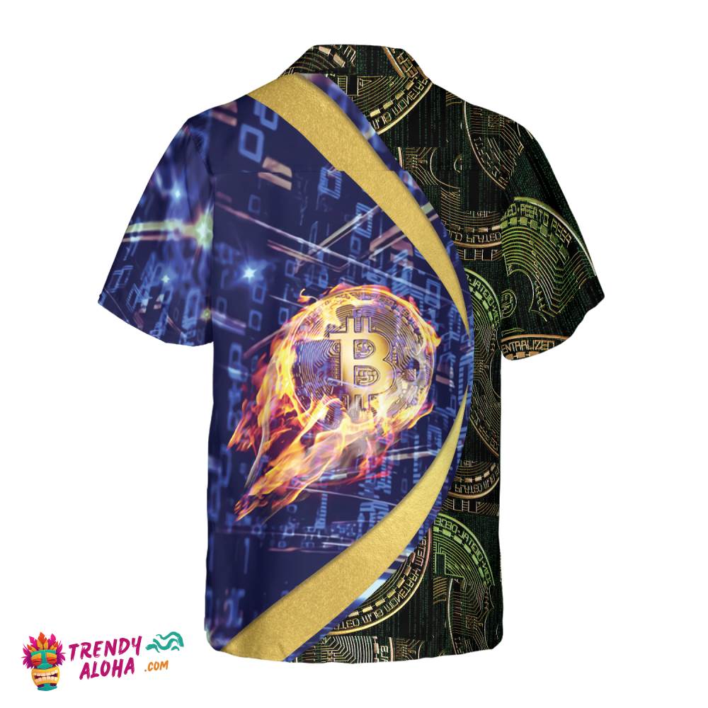 Bitcoin Block Chain Hawaiian Shirt
