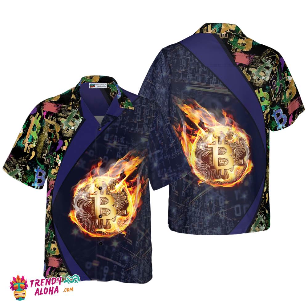 Bitcoin Block Chain V1 Hawaiian Shirt Bitcoin Block Chain V1 Hawaiian Shirt