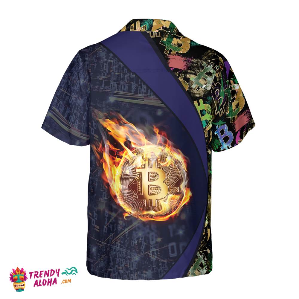 Bitcoin Block Chain V1 Hawaiian Shirt