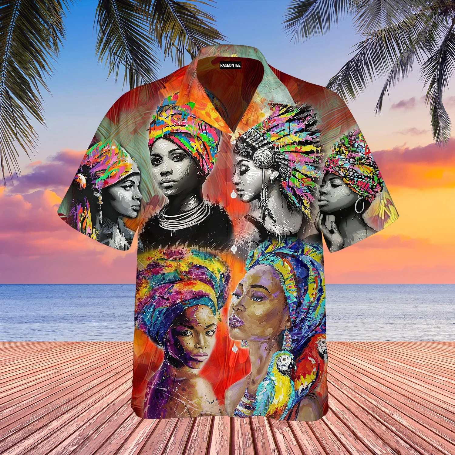 Black Africa Queen Trendy Hawaiian Shirt