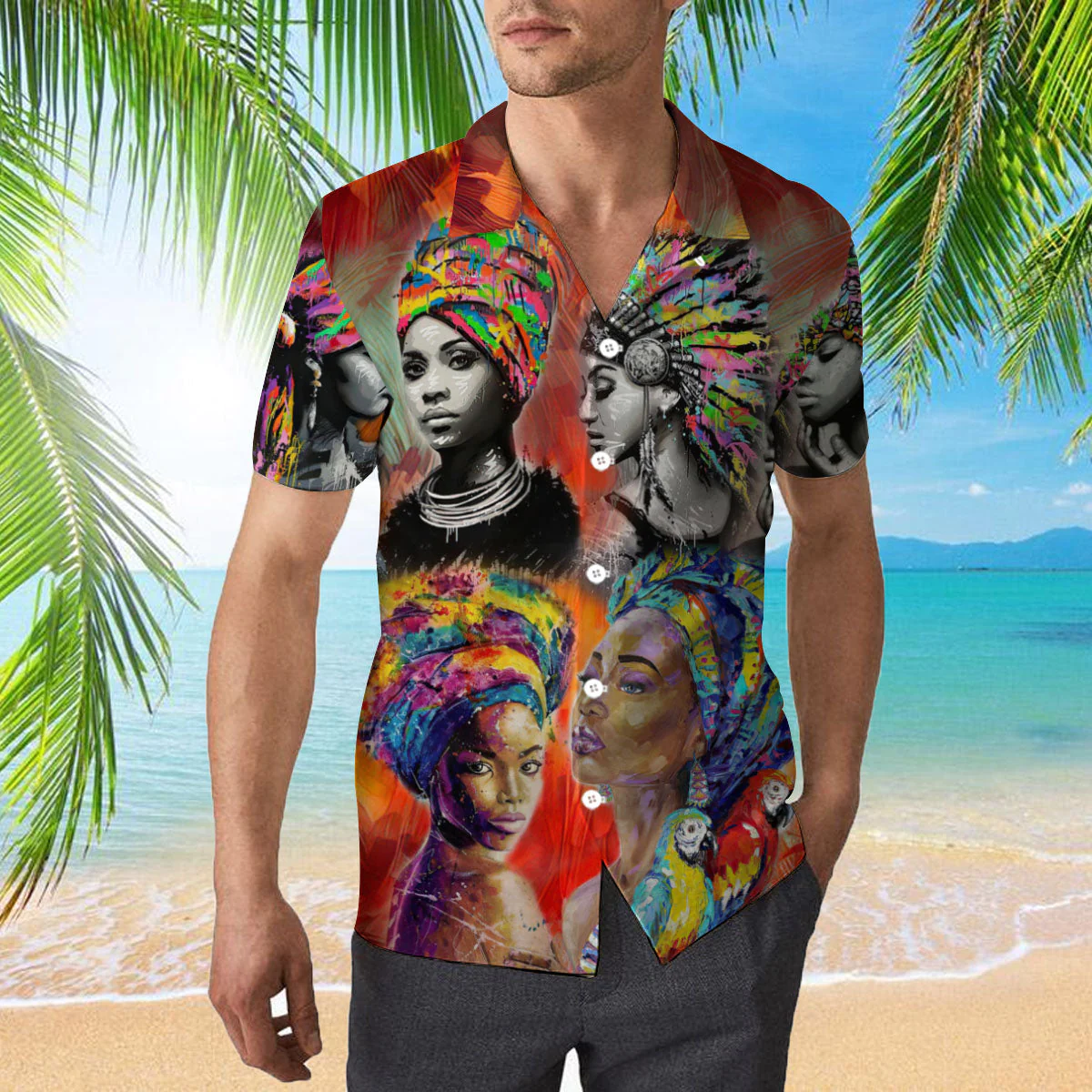 Black Africa Queen Trendy Hawaiian Shirt