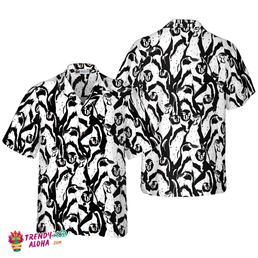 Black Hawaiian Shirts Trendy Aloha