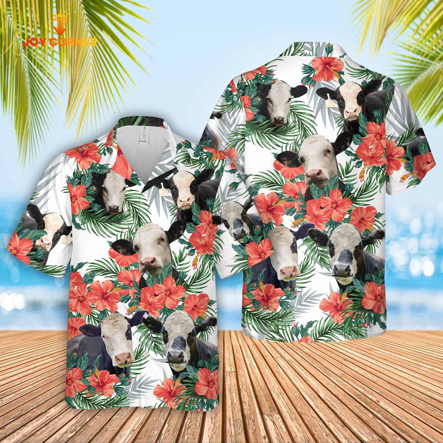 Black Baldy Hawaiian Shirt Flower Design Premium Material And Quality Print