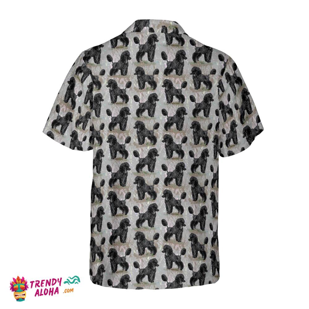 Black Poodles Shirt For Men Hawaiian Shirt