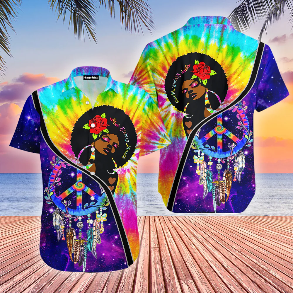 Black Queen Black History Dreamcatcher Trendy Hawaiian Shirt