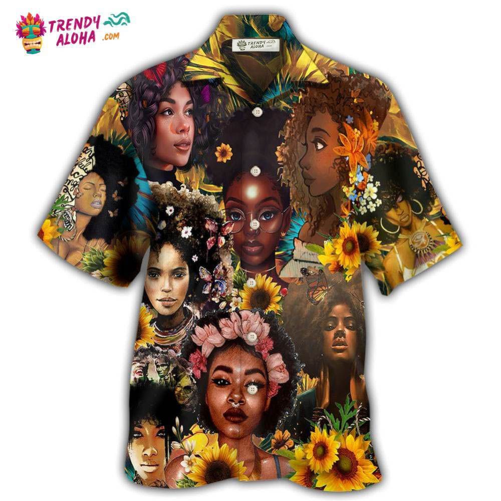 Black Women Is Strong Hawaiian Shirt – Trendy Aloha