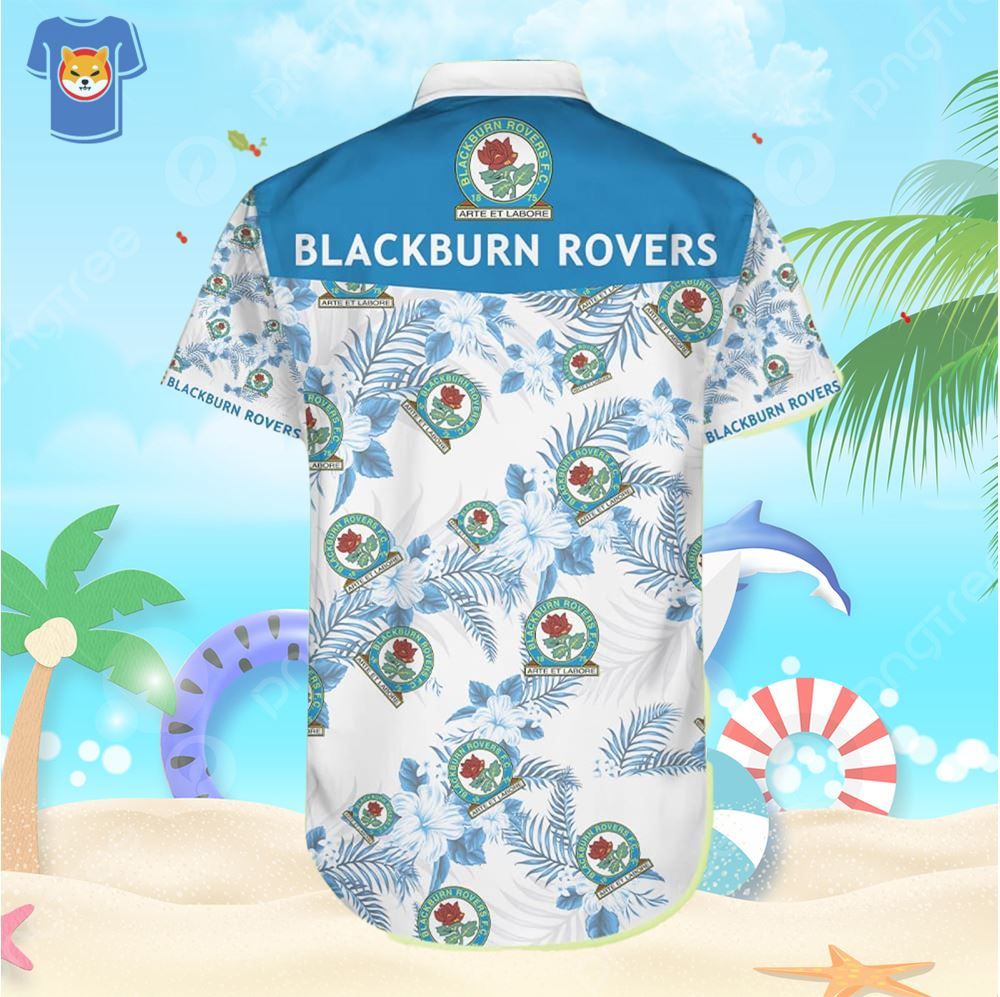 Blackburn Rovers Football Club Beach Shirt Men And Women Gift Hawaiian Shirt