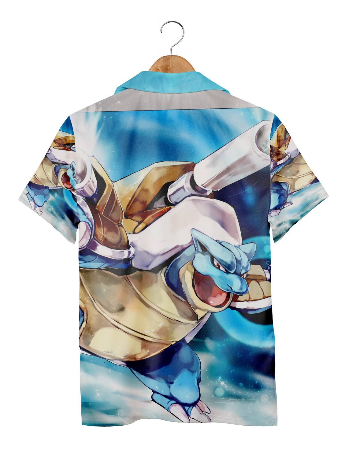 Blastoise Pokemon Hawaiian Shirt Funny Anime Hawaii Aloha Shirt