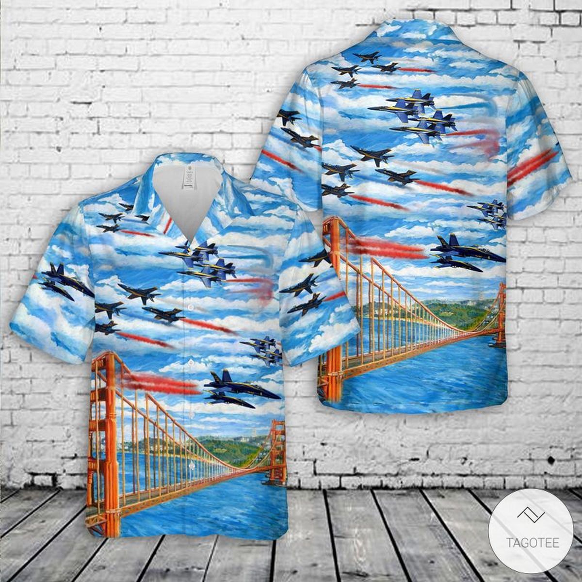 Blue Angels US Navy Celebratory 4tof July Unique Hawaiian Shirt