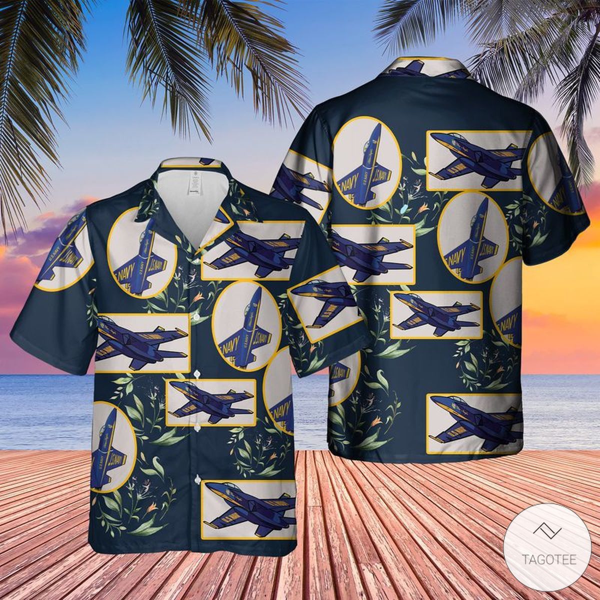Blue Angels USN Hawaiian Shirt Premium Collection