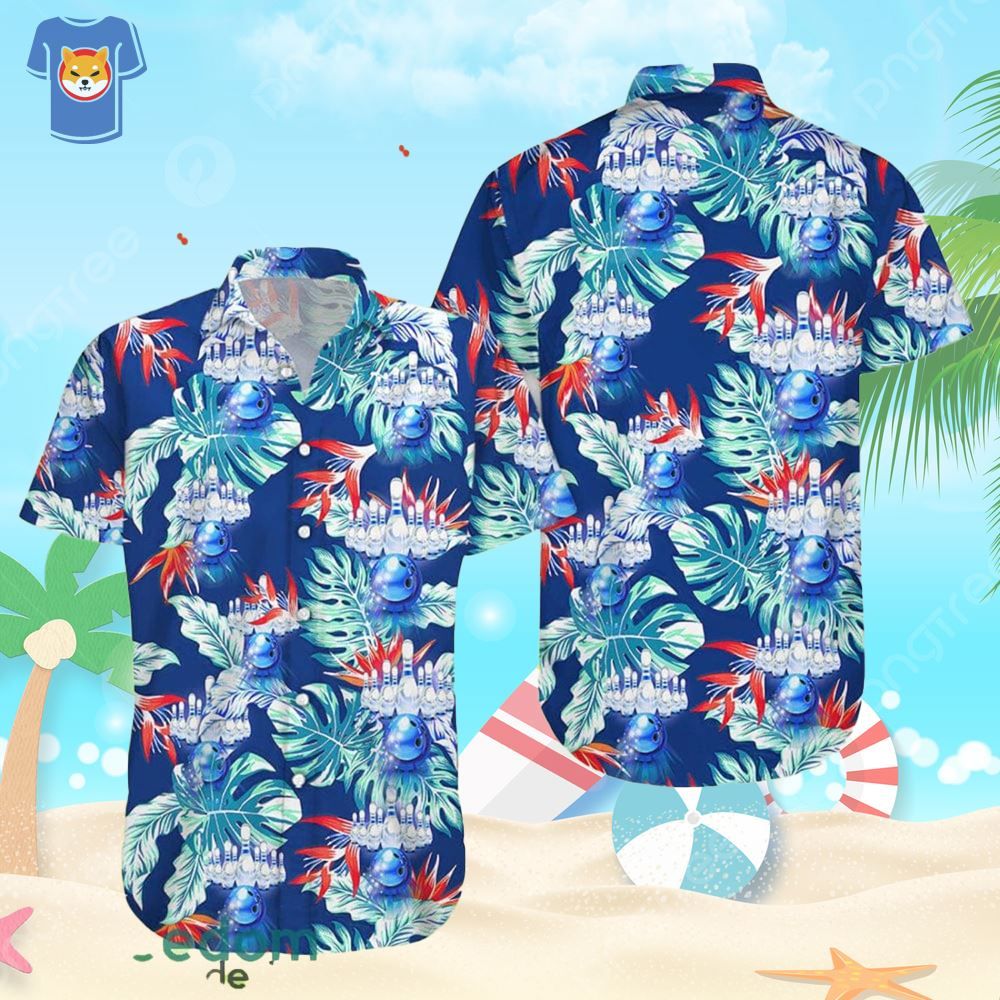 Blue Bowling Sport Bowling Lover Hawaiian Shirt For Men And Women Blue Bowling Sport Bowling Lover Hawaiian Shirt For Men And Women